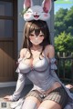 Hentai - Beneath the Sakura Canopy She Prowls with Catlike Charm Set.1 20241217 Part 15