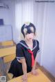 Coser@神楽坂真冬 Vol.013: 学园黑贞 (154 photos)