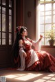 Hentai - Crimson Silks Dancing in the Twilight Breeze Set.2 20250103 Part 3